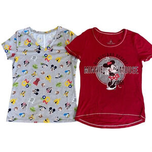 2 Disney Parks Women's T-Shirts Size S
